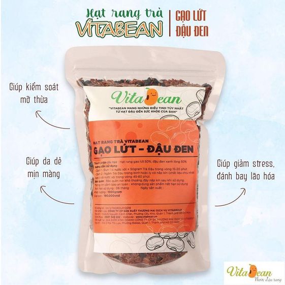 tra hat rang dau den gao lut bean giup giam can 1